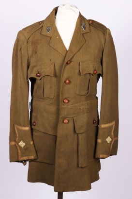WW1 18th Battalion London Irish Officers Cuff Rank Tunic