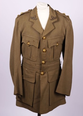 WW1 Royal Warwickshire Regiment Officers Shoulder Rank Tunic