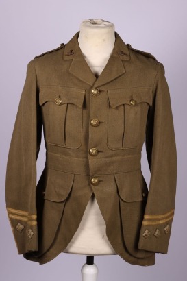 WW1 Scottish Cuff Rank Tunic of the Gordon Highlanders