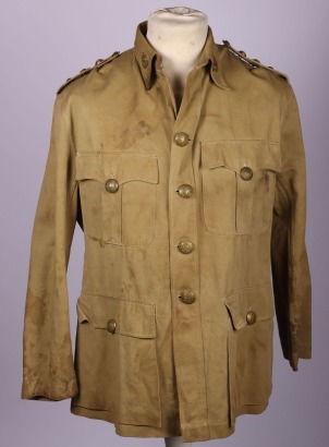Unusual WW1 New Zealand Forces Tropical KD Tunic