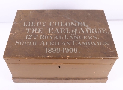Personal Accoutrements and Equipment of Lieutenant Colonel David Stanley William Ogilvy, 11th Earl of Airlie, Who was Shot From His Saddle Leading the Cavalry Charge of the 12th Royal Lancers at the Battle of Diamond Hill on 11th June 1900