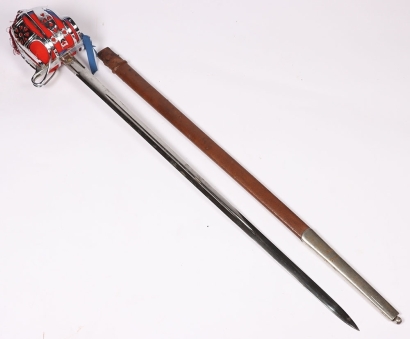 Scottish Military Basket Hilt Broadsword