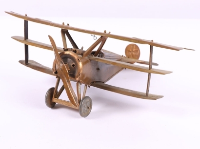 Trench Art WW1 Fokker Dr.1 Triplane