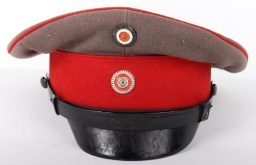 Very Rare WW1 German Bremen 75th (1st Hanseatic) Infantry Regiment Officers Model 1910 Field Cap