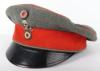 Very Rare WW1 Imperial German Braunsweig 92nd Infantry Regiment Officers Model 1915 Peaked Cap - 4