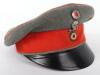 Very Rare WW1 Imperial German Braunsweig 92nd Infantry Regiment Officers Model 1915 Peaked Cap - 5