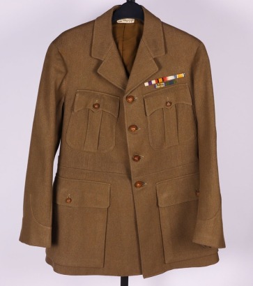 Indian Army Inter War British Officers Service Dress Jacket MC & MID