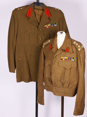 WW2 Uniform Grouping to An Indian Army 11th Sikhs Regiment Colonel