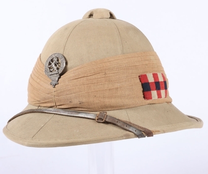 Inter War Period Scots Guards Foreign Service Helmet,