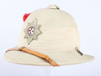 Coldstream Guards Foreign Service Helmet Belonging to Lt Colonel A W A Smith DSO