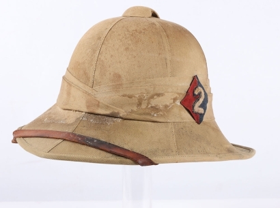 WW2 British Royal Artillery Foreign Service Sun Helmet