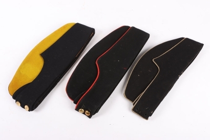 3x British Regimental Coloured Field Service Caps