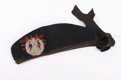 Scottish Cameron Highlanders Regimental Glengarry Cap