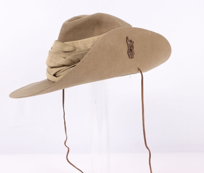 WW2 Period Slouch Hat, Far East, Royal West Kent Regiment Officer