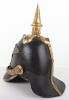 19th Century Leather Pickelhaube Helmet - 6