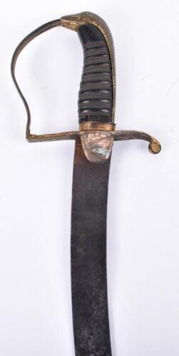 Unusual Georgian Officers Sabre