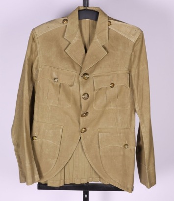 Scottish Officers KD tropical Cut Away Jacket, Highland Light Infantry.