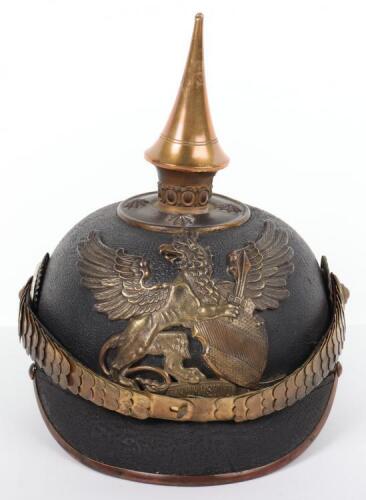 Imperial German Baden Senior NCO’s / Officers Pickelhaube