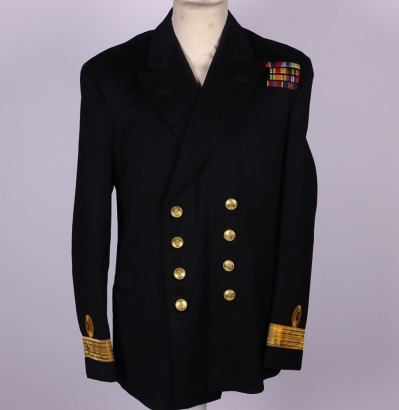 Post War Royal Navy Officers Double Breasted Service Dress Jacket