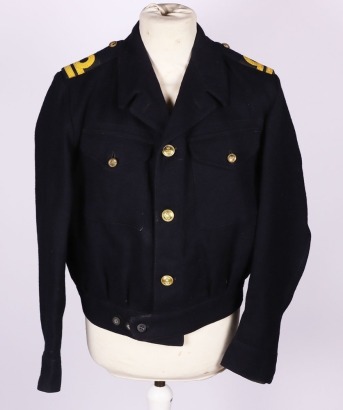 WW2 Royal Navy Officers, Working Dress Blouse, 1944
