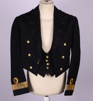 Royal Navy Officers Mess Dress Jacket & Waist Coat