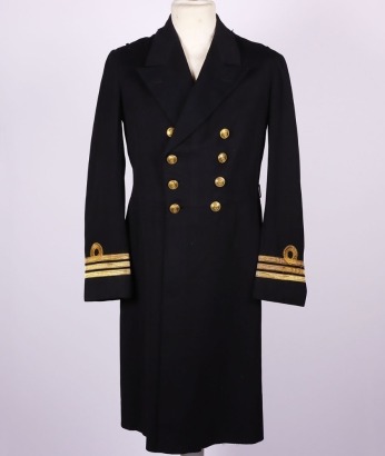 WW2 Royal Navy Officers Greatcoat