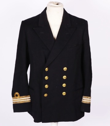 WW2 Royal Navy Officers Double Breasted Service Dress Jacket