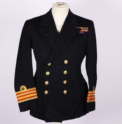 WW2 Royal Navy Reserves Officers Double Breasted Service Dress Jacket