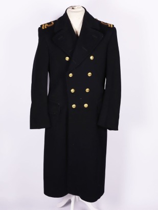 WW2 Royal Navy Volunteer Reserve Officers Greatcoat