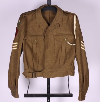 1949 Pattern Royal Horse Artillery Army Parachute Jump Instructor / Staff Sergeants Battle Dress Blouse