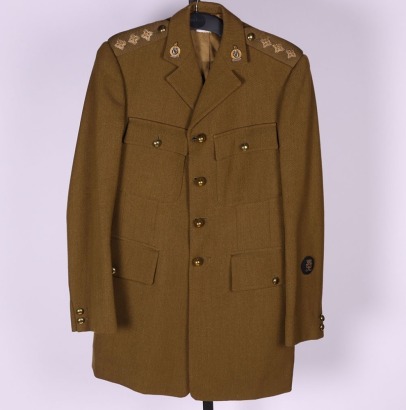 1980 dated Queens Royal Irish Hussars Officers Service Dress Jacket