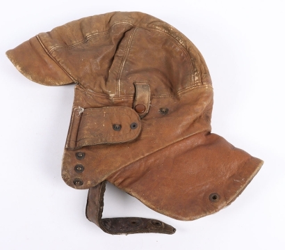 WW1 Period Royal Flying Corps Leather Flying Helmet