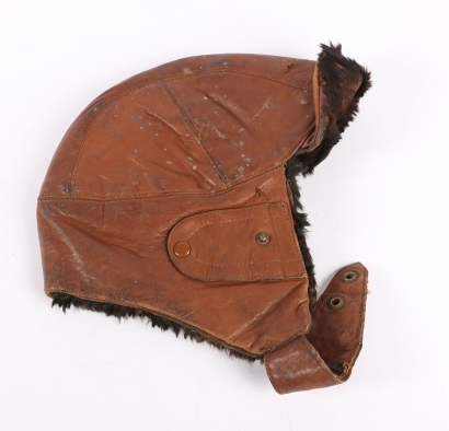 Great War Period Leather Flying Helmet