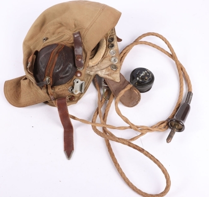 WW2 Fleet Air Arm Tropical N-Type Flying Helmet