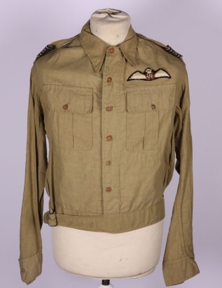 WW2 Indian made Aertex Battle Dress Blouse, RAF