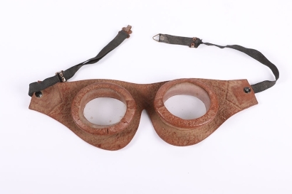 WW1 Period Rubber Goggles, Royal Flying Corps/ Despatch Rider