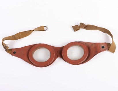 WW1 Period Rubber Goggles, Royal Flying Corps/ Despatch Rider.