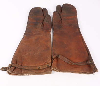 WW1 Period Flying Leather Gauntlets