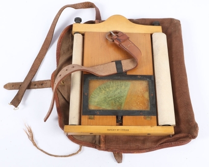 WW1 Period RFC Map / Observation Chart Leg Board