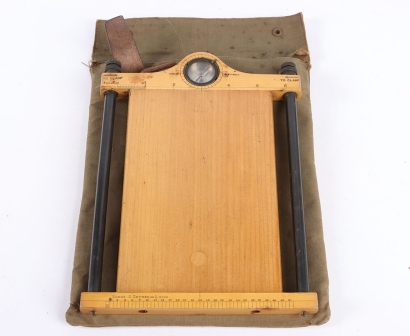 WW1 Period RFC Map / Observation Chart Leg Board