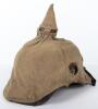 Imperial German Prussian Other Ranks Pickelhaube with Matching Field Cover - 5