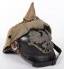 Imperial German Prussian Other Ranks Pickelhaube with Matching Field Cover - 9