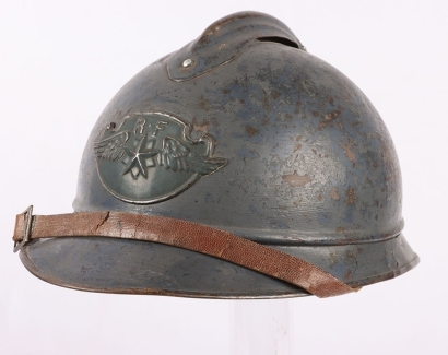 French M-15 Adrian Helmet for the Aviation Service
