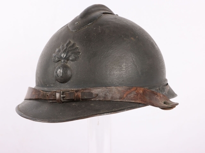 WW1 French Infantry Officers Adrian Pattern Steel Helmet