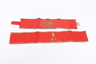 Pair of French Tunic Arm Brassards