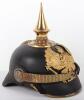 Scarce Imperial German Officers Pickelhaube for Hannover Infantry Regiments 74, 77, 78, 164 & 165 - 4