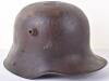 WW1 German M-17 Camouflaged Steel Combat Helmet - 2