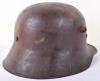 WW1 German M-17 Camouflaged Steel Combat Helmet - 3