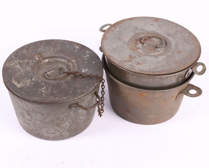 WW1 Period French Metal Mess Kits