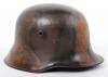 Imperial German M-17 Camouflaged Steel Combat Helmet - 2